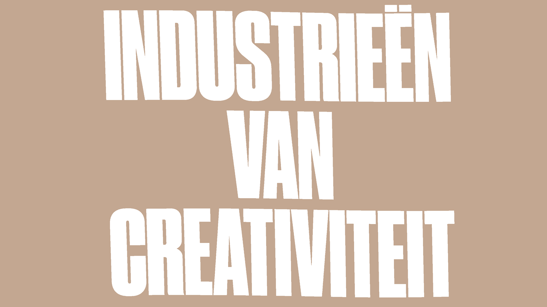 Workshop Fabrieken van kennis, Industrieën van creativiteit